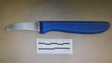 סכין שנתפסה אצל החשודים