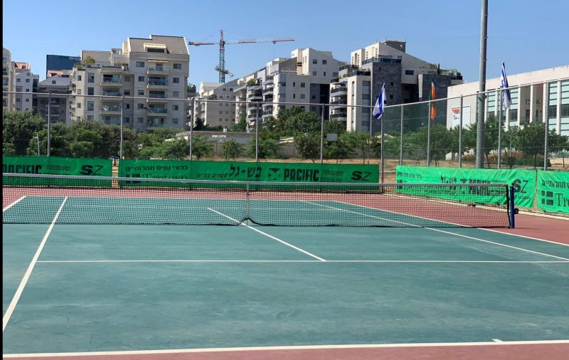מרכז הטניס בשכונה הירוקה, צילום דוברות העירייה