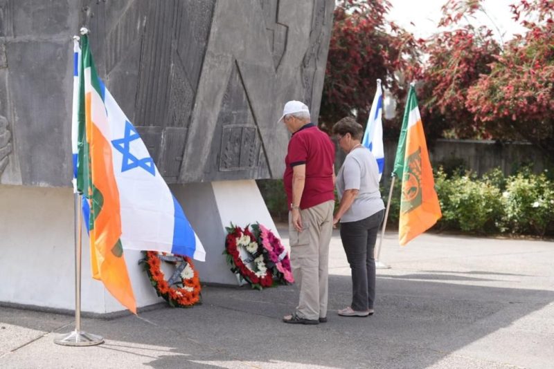 טקס יום הזיכרון לשואה ולגבורה בשנה שעברה. צילום: רמי זרנגר