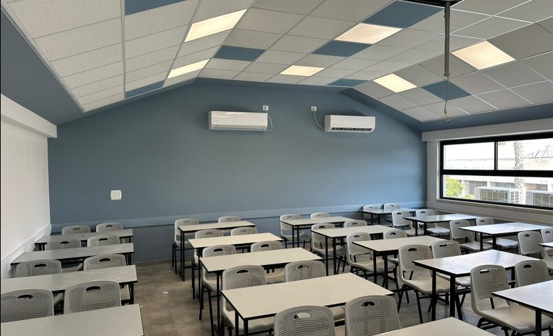 הכיתות החדשות בתיכון כצנלסון, צילום דוברות העירייה