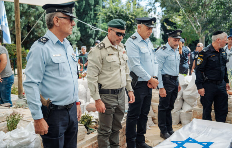 הלווייתו של ניצב שלומי קעטבי ז"ל, צילום משטרת ישראל