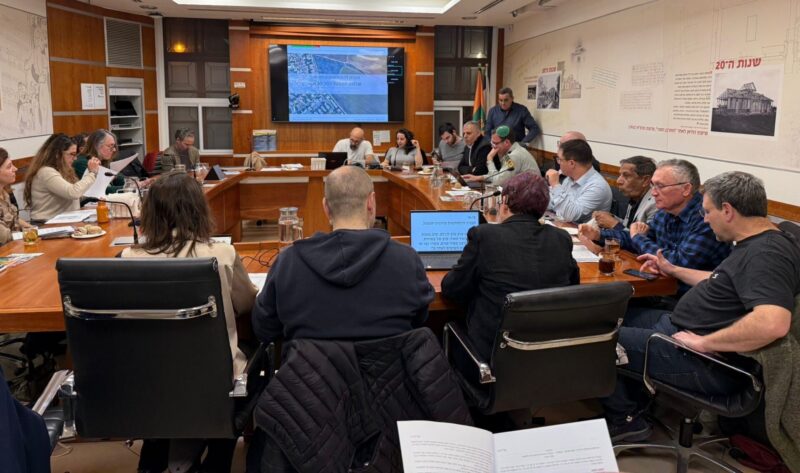 תכנית ההתחדשות של יוספטל, ישיבת מליאת הוועדה המקומית. צילום עיריית כפר סבא