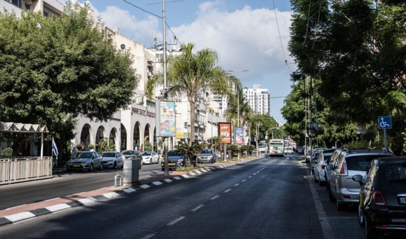 רחוב ויצמן, צילום עודד קרני דוברות העירייה